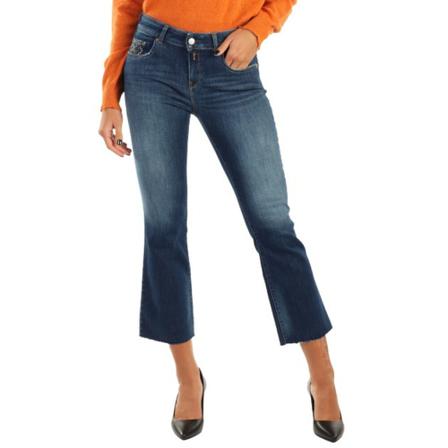 Replay, Cropped Jeans Niebieski, Kobieta, Rozmiar: W32