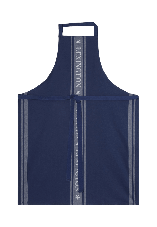 Lexington Icons Cotton Jacquard Star Apron Förkläden Blå ONESIZE