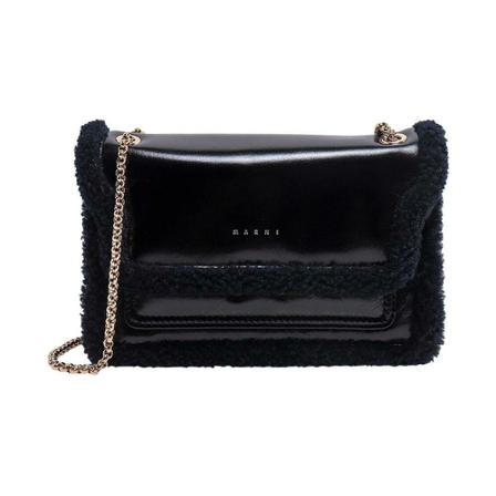 Marni, Shoulder Bags Czarny, Kobieta, Rozmiar: ONE Size