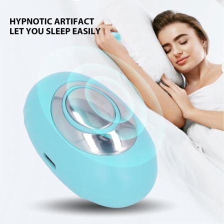 Handhållen sömnhjälp Intelligent Pulsmassage Minska stress Handhållen Sömnenhet för Insomnia Green Green