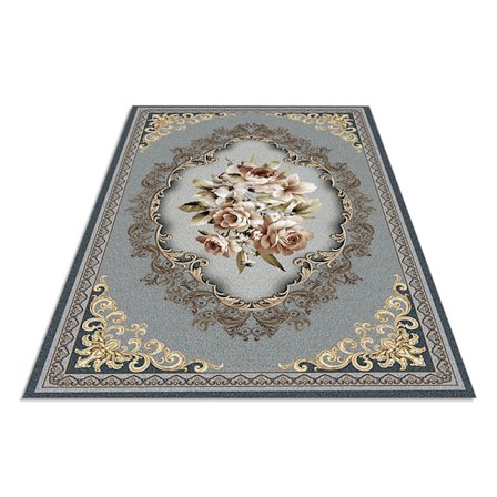 Badematte Damaskus Blad Gullgrønn Luksus Matte