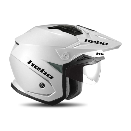 Casco Trial Hebo Zone 5 Air Monocolor Nero S