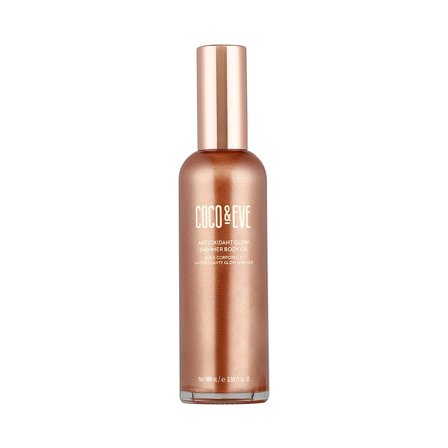Coco & Eve Sunny Honey Antioxidant Glow Shimmer Body Oil 100 ml, Skincare, Kropspleje, Kropsolie