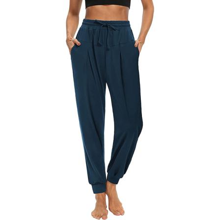 Dragsko För Damer Palazzo Pant Solid Color Loungewear