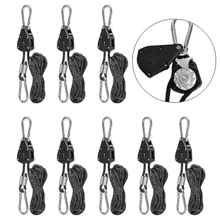 8 Stykker Tovspændebånd 1/8 Tomme Justerbar Robust Tovspændebånd Til Vækstpendler