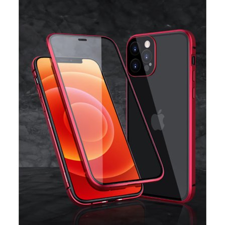 metallfodrall till 12 pro max röd