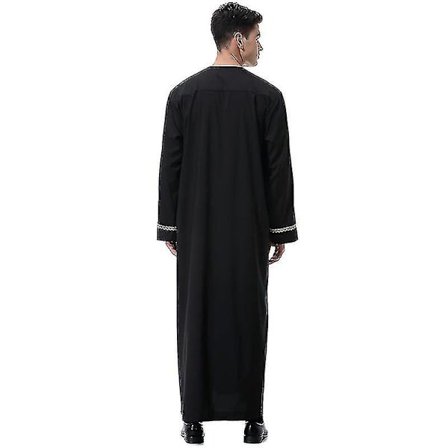 Miesten muslimien saudiarabialainen kaapu kaftaani Dubai tunika pitkä toppi pusero Thobe vaatteet