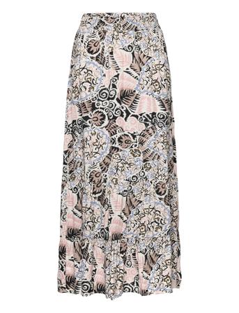 Fqsuralda-Skirt Langt Skjørt Multi/mønstret FREE/QUENT*Betinget Tilbud