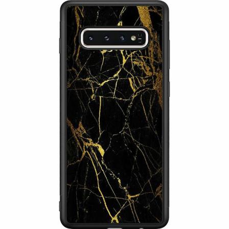 Samsung Galaxy S10 Svart Skal Marmor