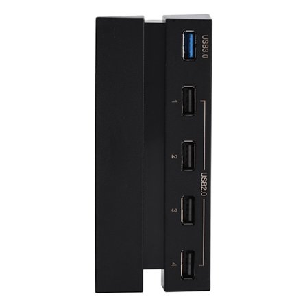 Høyhastighets 5-ports USB-hub for PS4-spillkonsoll