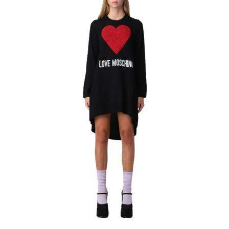 Moschino Short Dresses , Zwart , Dames , Maat: S