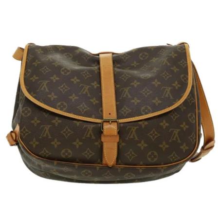 Louis Vuitton Vintage, Pre-owned Saumur Bag Bruin, Dames, Maat:ONE Size