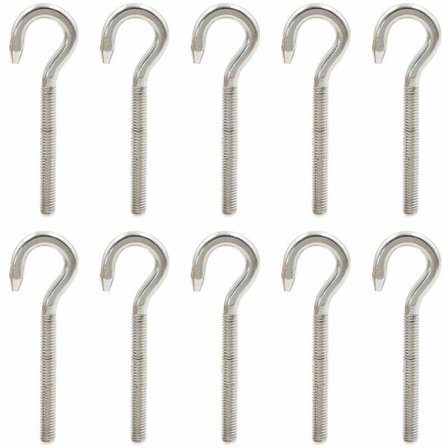 M6 krokbolt skrue ring - krok 304 rustfritt stål høy hardhet