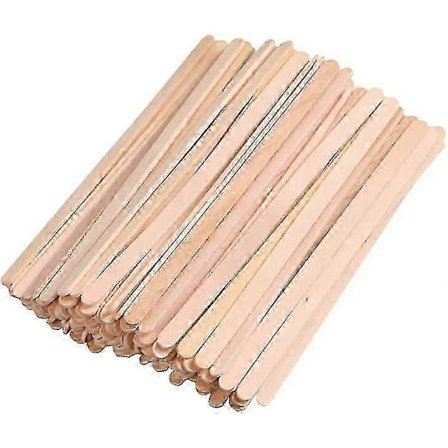 25-26 100 stk. 19 cm kaffepinde af træ Rørepinde af træ til isdrikke Rørepinde af træ til drikkevarer Te-rørepind