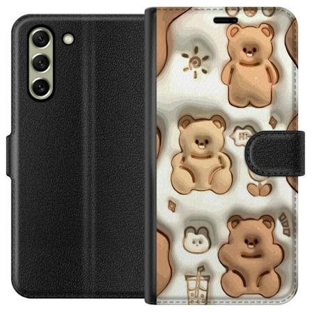 Samsung Galaxy S21 FE 5G Tegnebogsetui Boblende Bjørne