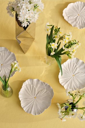 Jotex - Tallerken Med 4-pakning Hvit - ELVA - Kjøp Tallerkener hos Jotex