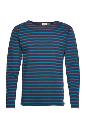 Breton Striped Shirt Héritage T-shirts Long-sleeved Marineblå Armor Lux*Betinget Tilbud