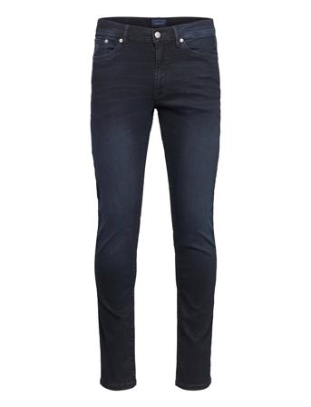 Maxen Active-Recover Jeans Slim Jeans Svart GANT