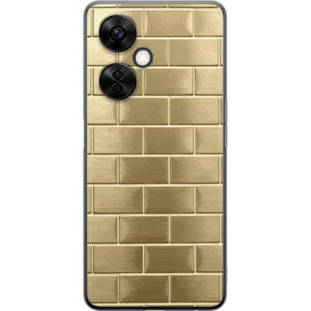 Mobilskal till OnePlus Nord CE3 med Gyllene Murstenar