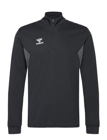 Hmlauthentic Half Zip Sweat Sport Men Sport Clothing Sport Sweat-shirts & Hoodies Sport Sweat-shirts Black Hummel