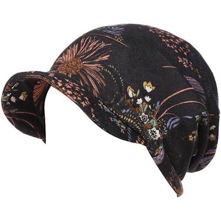 Kvinner Bomull Hode Skjerf Hijab Bandanas Lue Blomst Lue Baseball