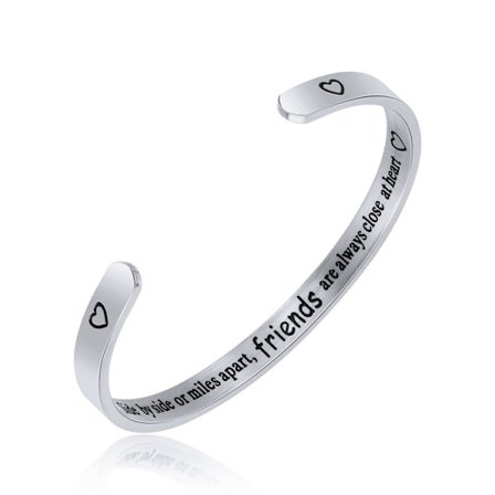 Armband med dold meddelande - meningsfull present till kvinnor, bästa vänpresent, unikt vänskapssmycke, perfekt födelsedagspresent till kvinnlig väns 