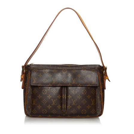 Louis Vuitton Vintage, Pre-owned Monogram Viva-Cite GM Canvas Bruin, Dames, Maat:ONE Size