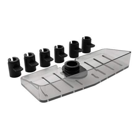 Divello Multi Ø18-25 Hylle Ø18-25, for dusjstang Mørk, Baderom