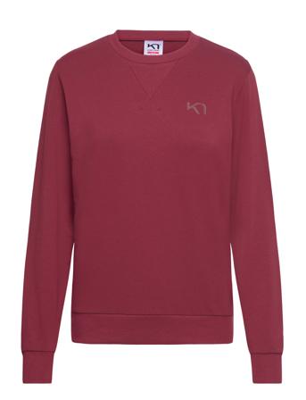 Kari Crew Sweat-shirt Genser Burgunder Kari Traa*Betinget Tilbud