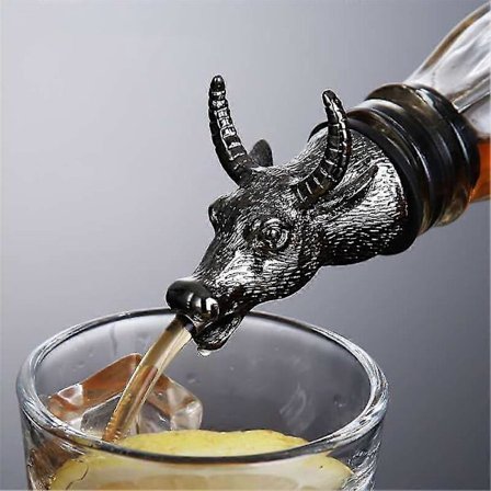 Zinklegering Hjort Elg Vin Hælder Prop til Bar, Restaurant, Olie & Eddike Brug