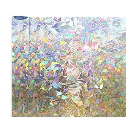 1 stk. Chic Glasfilm Statisk Klæbende Vinduesfilm Privatliv Vinduesmærkat