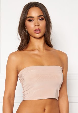 Goddiva Longline Bandeau Tube Latte Klær