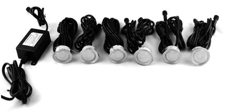 Gelia Decklight Trädgårdslampa 6 st. 12V/5 W, Belysning