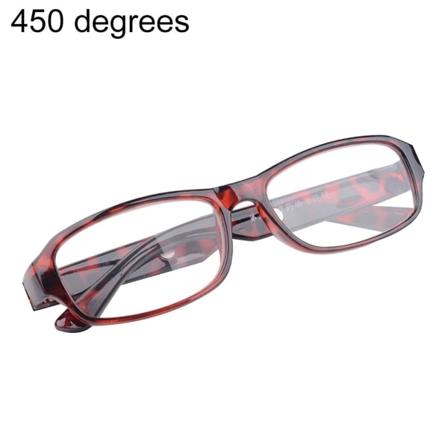 Læsebriller +4.5 +5.0 +5.5 +6.0 Grader Optiske Linser Briller Briller Red 4.5