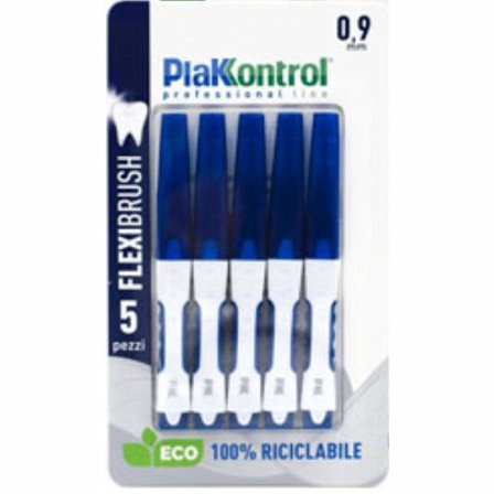 Plakkontrol Flexi Brush Scovolini Interdentali Flessibili 0,9mm 5