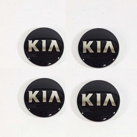 4 kpl KIA04 - 58MM Pyöränkeskiökuppi KIA Hopea yksi koko-FD-