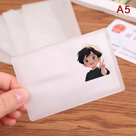 Transparent Kortholder Bus Visitkort Etui Bank Kredit ID C