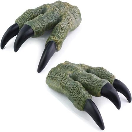 2-pakning Dinosaurkloleker Overdimensjonerte Dino Velociraptor Gummi, ZQKLA