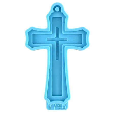 Risti Hartsimuotti, Krusifiksi Silikonimuotti Epoksihartsi Ristimuotti DIY Valu Avaimenperä Kaulakoru Riipus Korujen Valmistukseen