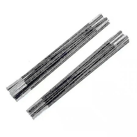 Universal Trampoline Fiberglasstänger För Att Ersätta Övre Stång / Metallring - Med Kåpor