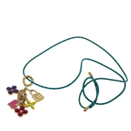 Louis Vuitton Vintage, Pre-owned Necklace Groen, Dames, Maat:ONE Size