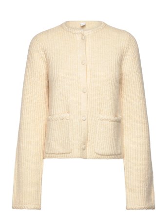 YAS Yasemilie Ls Knit Cardigan - Cream - L