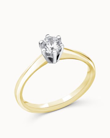 Solitaire ring Annie 18K Yellow Gold - Engagement Rings & Wedding Rings from Vanbruun