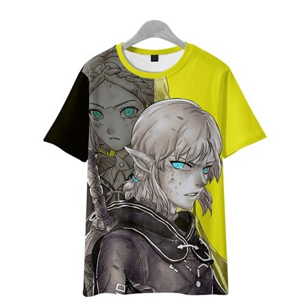The Legend of Zelda Tears of the Kingdom T-shirt för män Toppar Mode kortärmad unisex crewneck lös t-shirt för barn style4