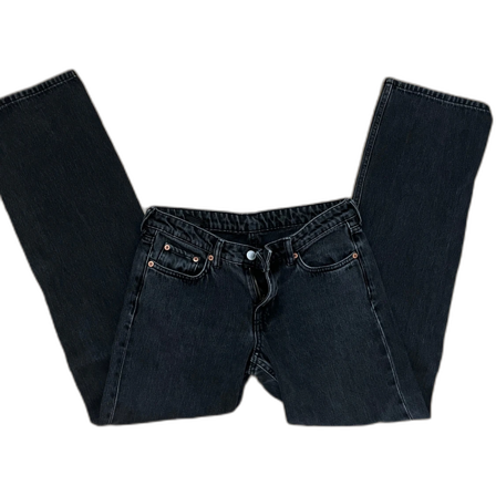 Lågmidjade Svarta jeansbyxor från weekday