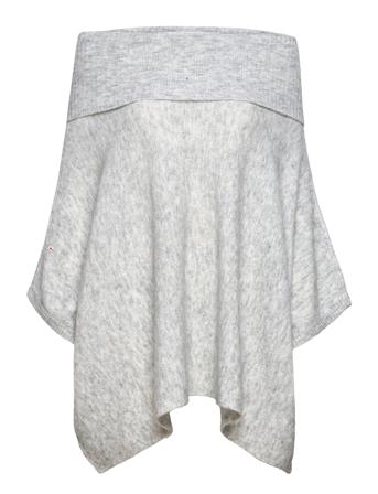 Onlstay Rollneck Poncho Knt Grey ONLY