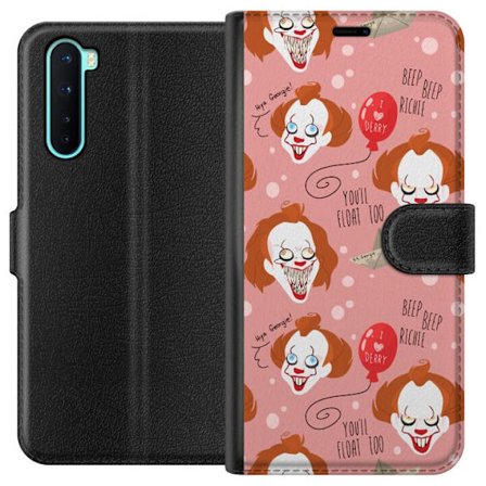 Kompatibel Tegnebogsetui til OnePlus OnePlus Nord IT Pennywise mønster med klovne ansigter, balloner og Youll float too ikonisk horror design perfekt