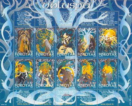 Færøerne 2003 - AFA 428-437 - Postfrisk miniark