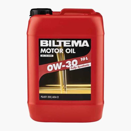 Helsyntetisk motorolja 0W-30 ACEA C2 10 liter
