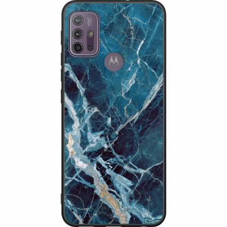 Motorola Moto G30 Svart Skal Marmor